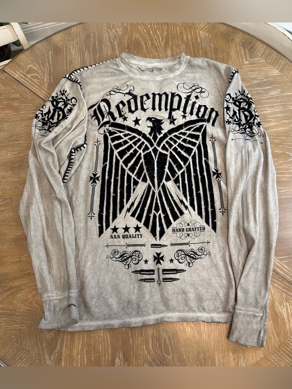 Raw State Redemption Long-Sleeve Graphic Shirt